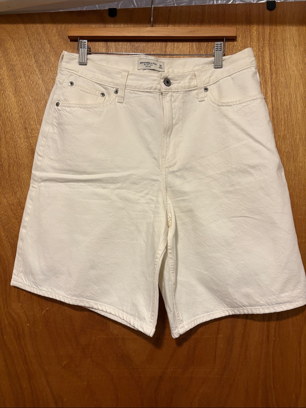 Abercrombie & Fitch Jort Mid-Rise Curve Love